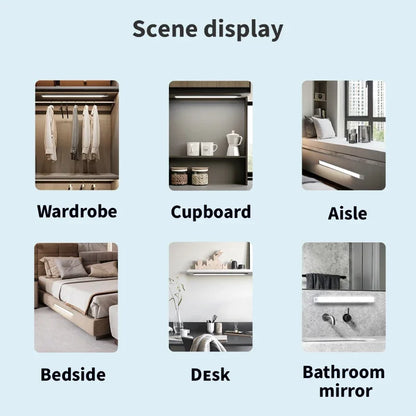 LED Ultra-Thin Motion Sensor Light — Rechargeable, 3-Color Cabinet & Closet Lighting