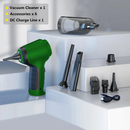 Mini Wireless Car Vacuum — Strong Suction, Portable & Rechargeable