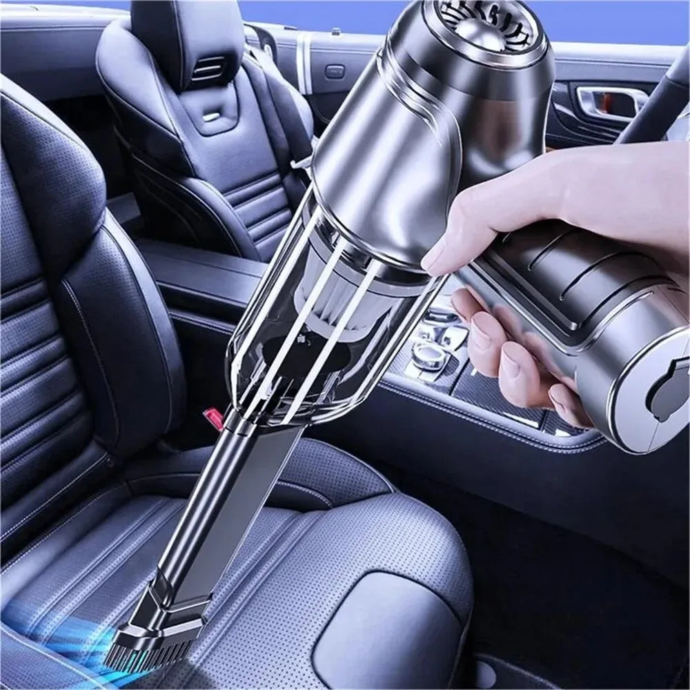 Mini Wireless Car Vacuum — Strong Suction, Portable & Rechargeable