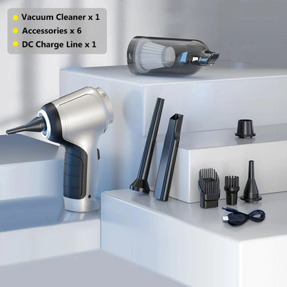 Mini Wireless Car Vacuum — Strong Suction, Portable & Rechargeable